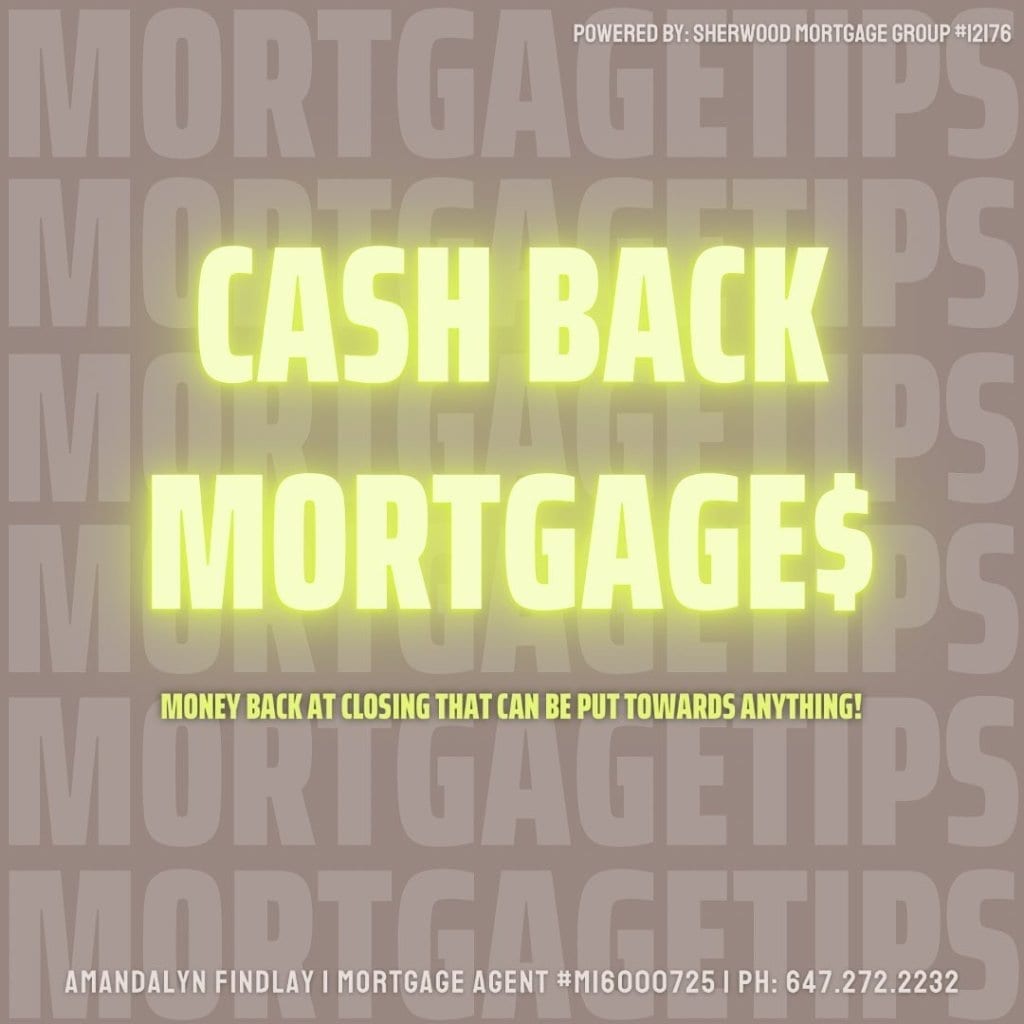 Ontario Cash Back Mortgages