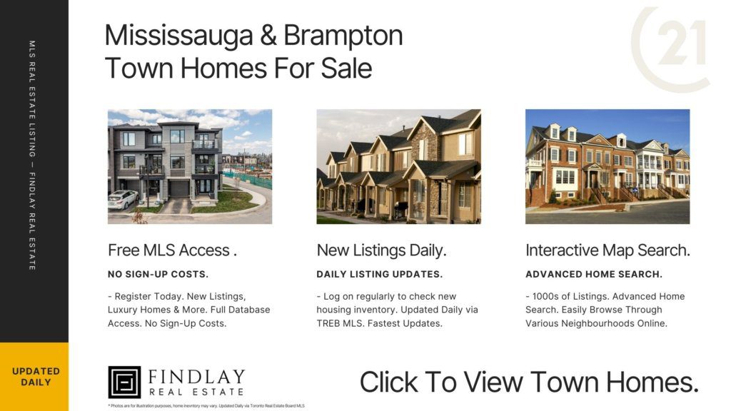 TownHomes-Toronto-GTA-Mississaiga-Brampton-MLS-Homes-For-Sale-Century21-Realtor-Sean-Findlay