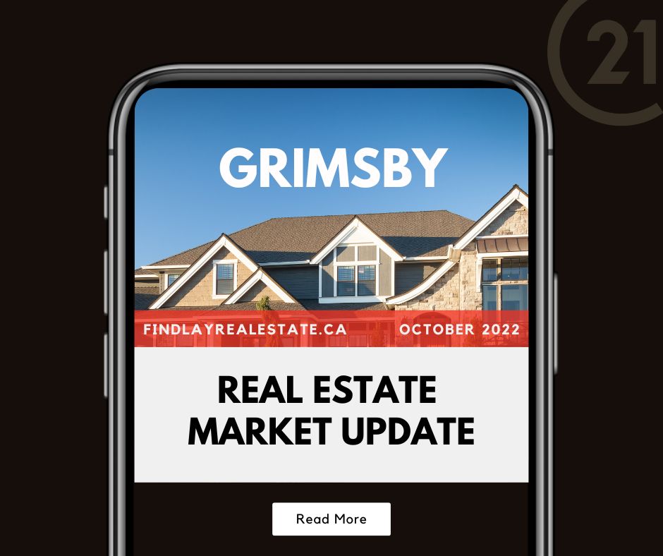 GRIMSBY HOUSING MARKET REPORT - OCTOBER 2022 REAL ESTATE TRENDS AND STATS - Sean Findlay Realtor -1