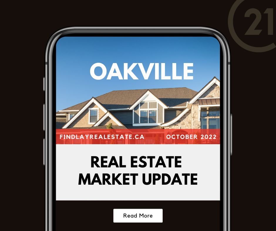 OAKVILLE HOUSING MARKET REPORT - OCTOBER 2022 REAL ESTATE TRENDS AND STATS - Sean Findlay Realtor -1