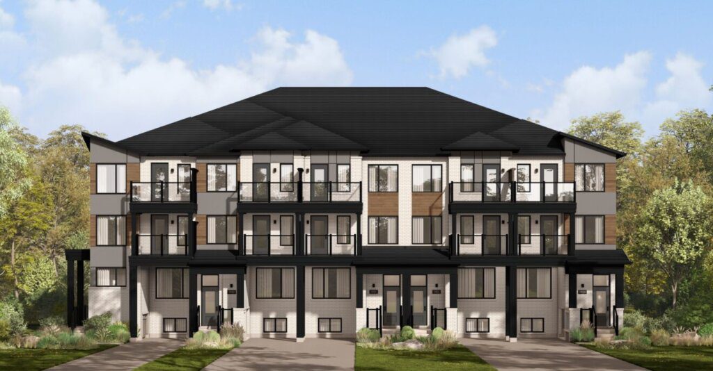 3D Rendering of Arbor West Townhomes Preconstruction in Brampton