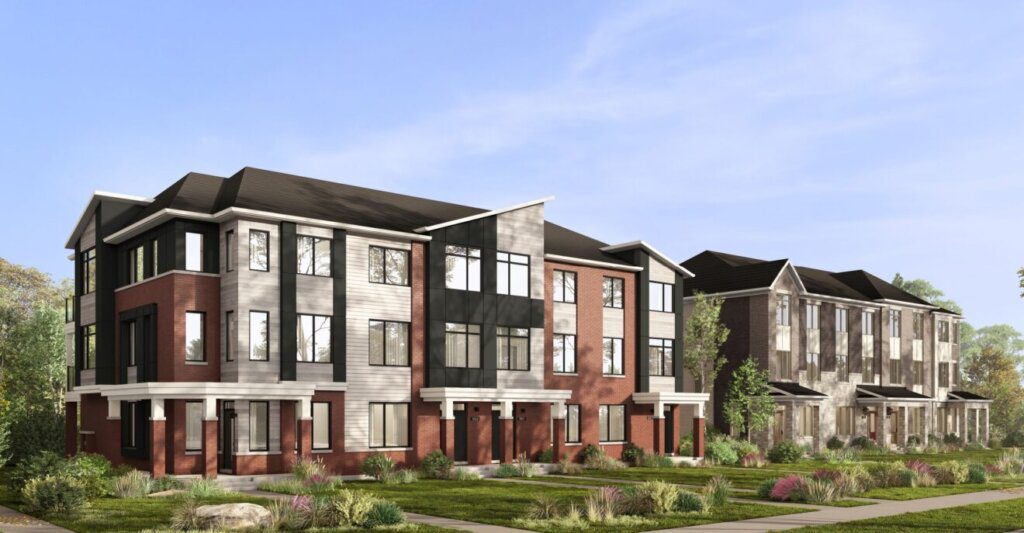 3D Rendering of Arbor West Townhomes Preconstruction in Brampton