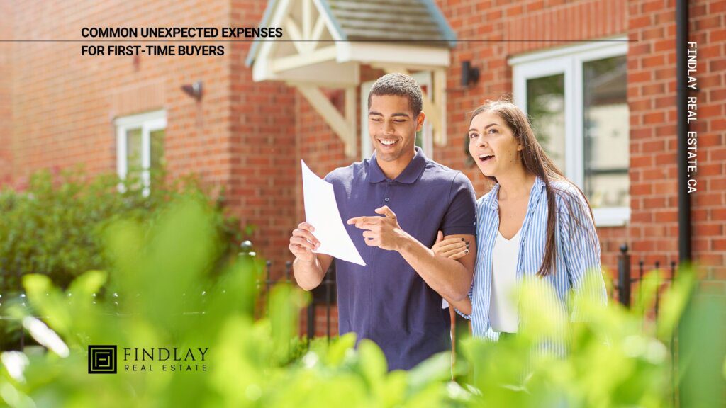 First-Time Buyers reading a list of Common Unexpected Home Expenses